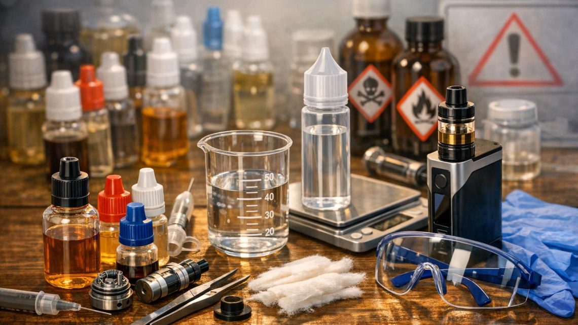 E‑liquides DIY : recettes, sécurité et matériel pour bien débuter